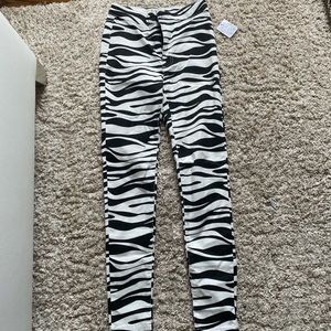 Brand new Free People Zebra print jeans